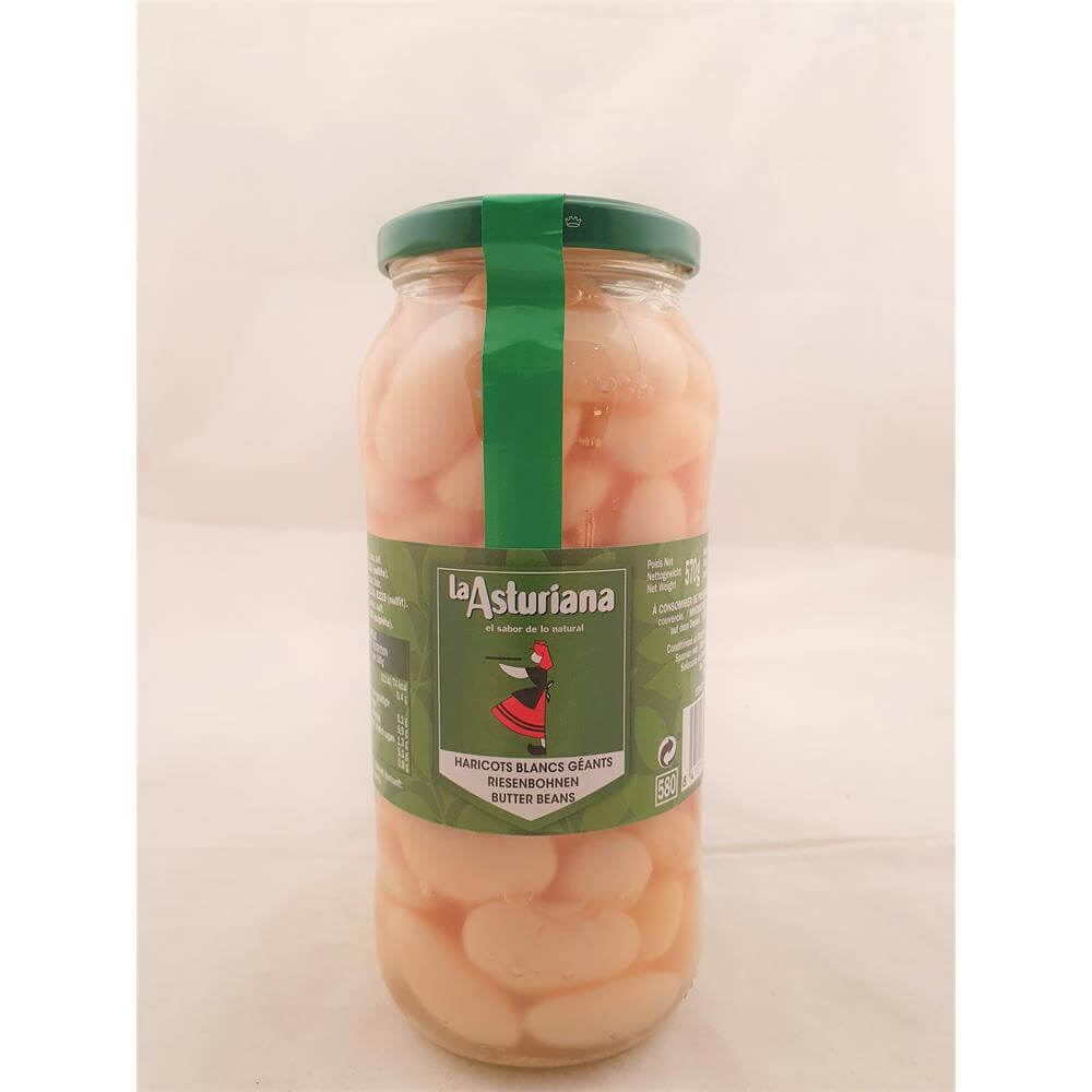 La Asturiana Cooked Butter Beans 400G